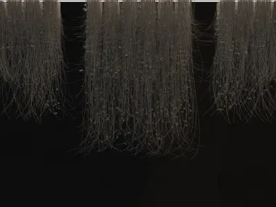 Photo Sharon Marston Flight Fiver Light Chandelier 3D model