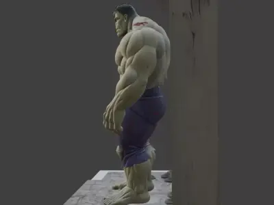 Hulk 3D Model For 3d Printing STL File 3D print model