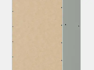 GURSKEN Bedside table Low-poly 3D model