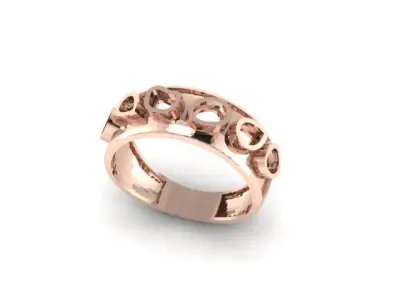 nice ring onley stl file for free Free 3D print model