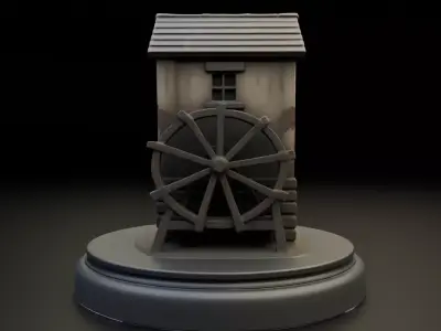 old mill  3D print model