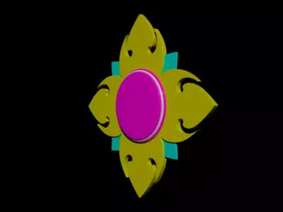 Kbach Khmer 06 3D model