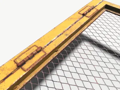 Flip trap Low-poly 3D model