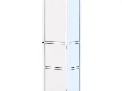 Malsjo Glassdoor Cabinet  3D model