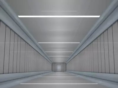 Sci Fi Interior 3D model