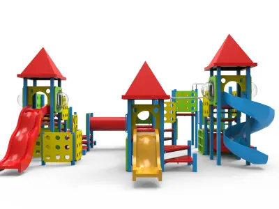 Play Ground  Low-poly 3D model