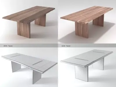 Nua four wood 3D model