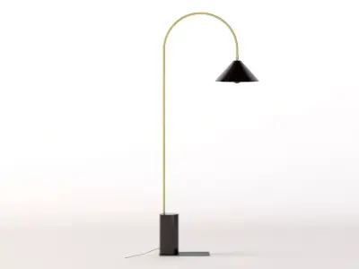 Bishop Task Large Floor Lamp 3D model