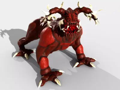 Project Aurox Low-poly 3D model