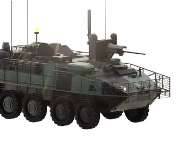 M1126 Stryker infantry carrier vehicle 3D model