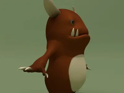 Monster Sweetie Gary 3D model