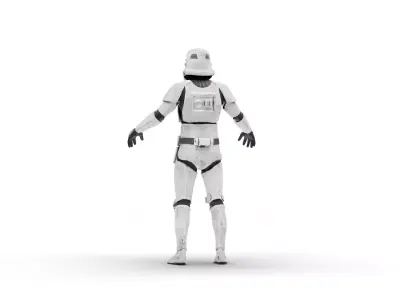 Stormtrooper - Star Wars Low-poly 3D model