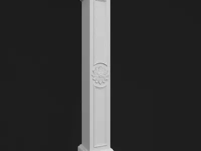 Collection Column Decorative 4 3D Model Pack