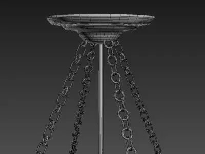 Jacqueline Two-Tier Chandelier by Visual Comfort 3D model