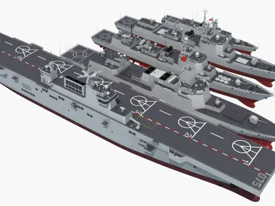  Chinese Navy warships Collection 01 