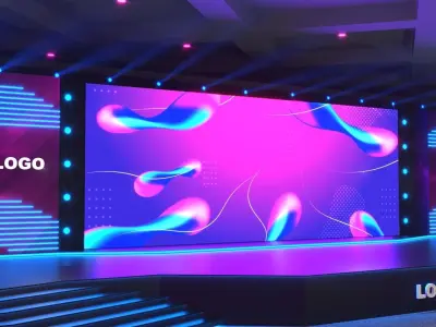 Virtual Stage 3D model