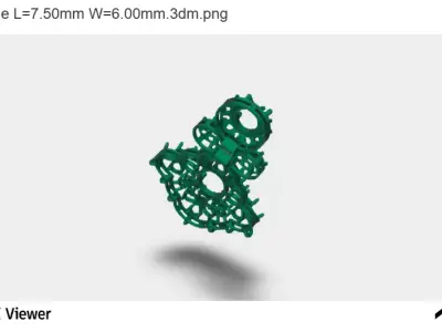 The Citadel Charm 3D print model