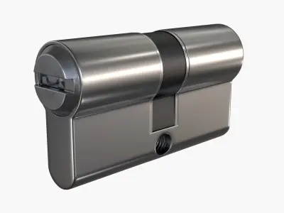 standard door profile cylinder PZ 3D model