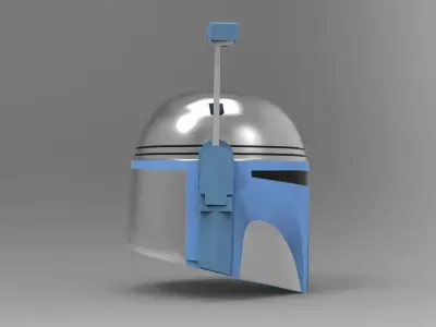 Jango Fett helmet STL file for 3d print 3D print model