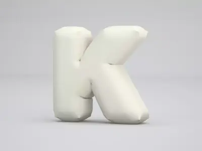 K Balloon 3D model