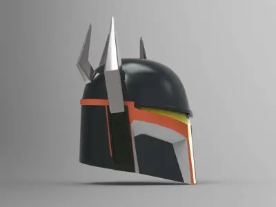 Gar Saxon Clone Wars helmet STL file for 3d print 3D model