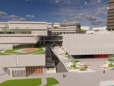 Modern City Block -A10 3D model