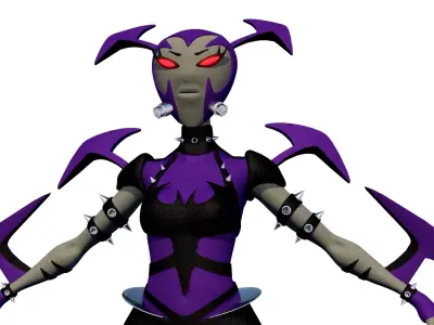 Waybads 3d Model - ben 10 Omni-verse - ben 10 aliens 3D model