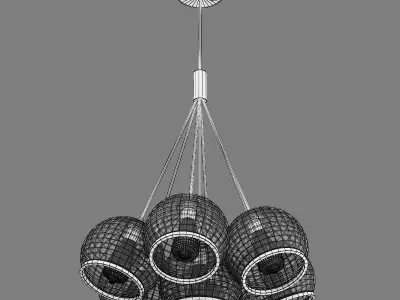729071 Sferico Lightstar ceiling chandelier 3D model