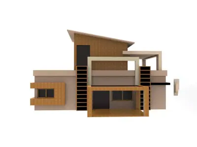 Modern Villa  3D print model