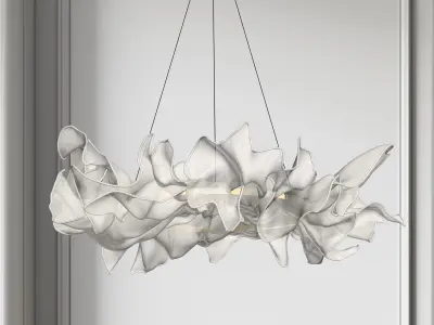 Artistic Modern Chandelier 3D Model 3D model