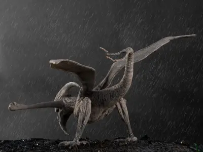 Bioraptor  Low-poly 3D model