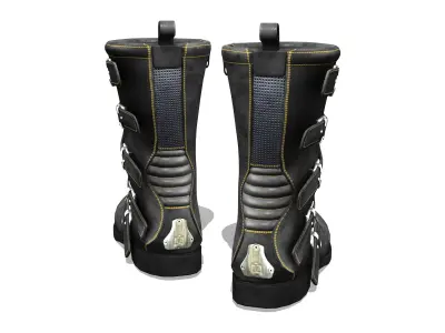 Men Elsionore Boots Low-poly 3D model