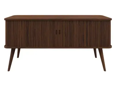 SIDEBOARD BARBIER WALNUT 3D model
