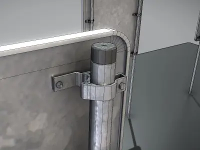 Trennungs Aufweitungs Zusammenfuehrungs-Tafeln Low-poly 3D model