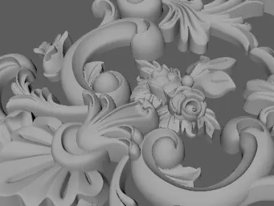 Decor for furniture 3D model 51