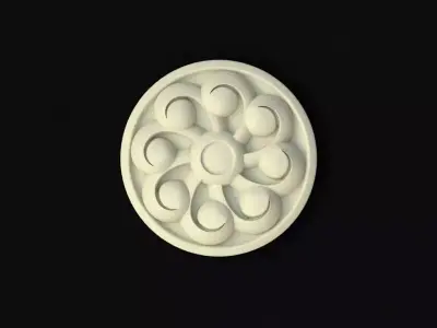 rosette flower Free 3D model get