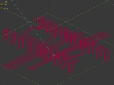 City Road - Overpass 01 3D model