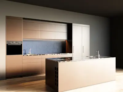 89-Kitchen5 matte 8 3D model