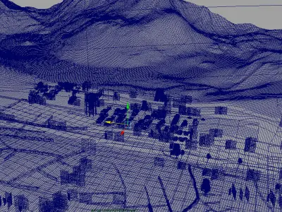 village india 3d model 3D model