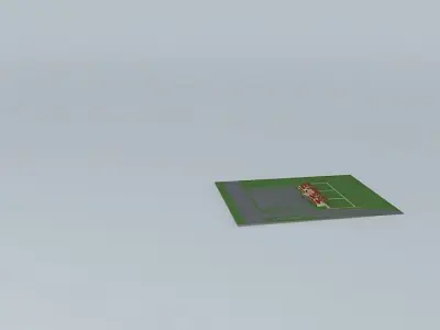 Lawn Bowl Compound - Model 3D model