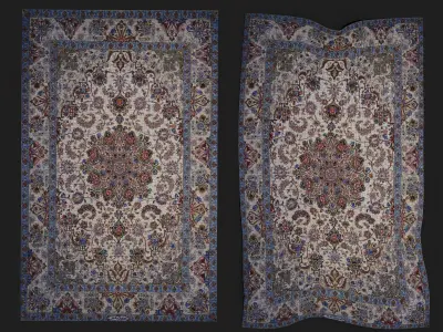Persian Carpet Design Four  Low-poly 3D model