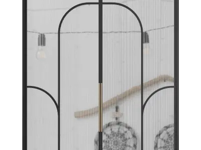 Entrance door set134 3D model