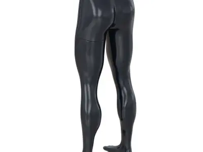 Male Mannequin Legs for Pants and Shorts 88 3D model