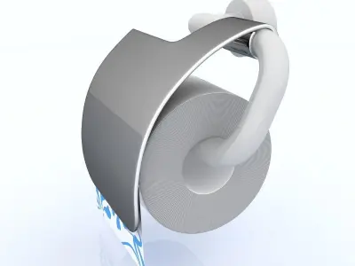 Toilet Paper 02 3D model