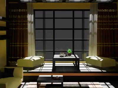 design interior room Free 3D model