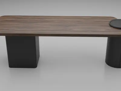 Coffee table Dia Free 3D model