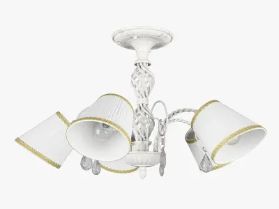 682 796 05x Esedra Lightstar Chandelier 3D model