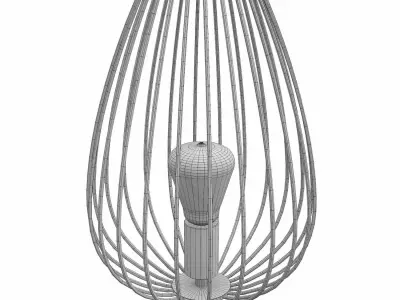 Floor Lamp - Mirach -  Low-poly 3D model