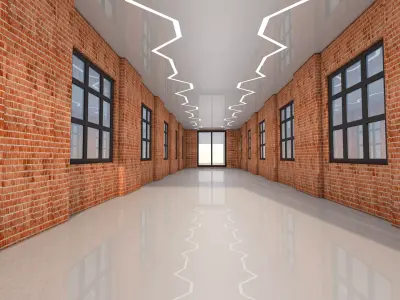 Corridor Interior 3D model