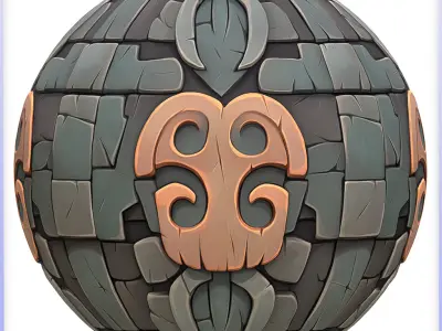 Stylized Wall Seamless Texture Texture 132